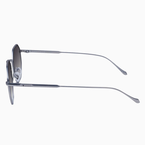 Orb - Matte Silver/ Black Gradient Lens