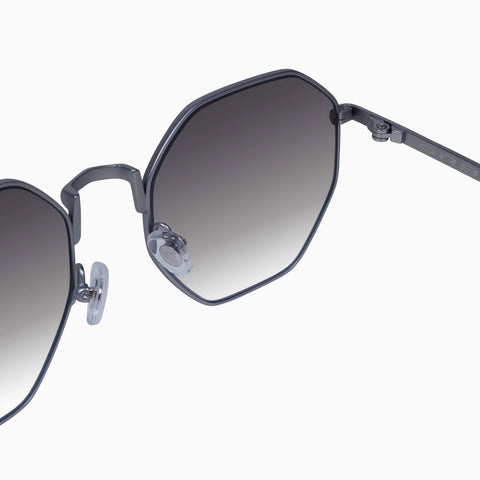 Orb - Matte Silver/ Black Gradient Lens