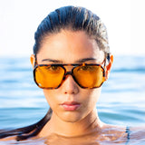 Rodeo - Dark Tortoise / Light Orange Lens