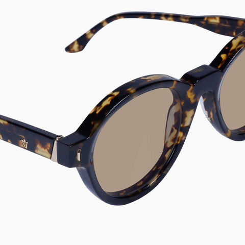 Motel - Clear Tort/Dark Brown Lens