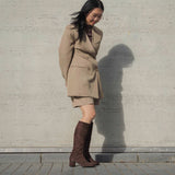 Franco - Brown Suede