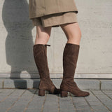 Franco - Brown Suede