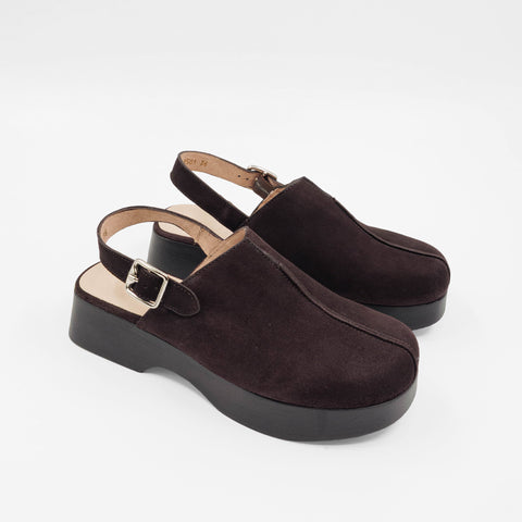 Deidre - Brown Suede