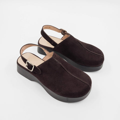 Deidre - Brown Suede