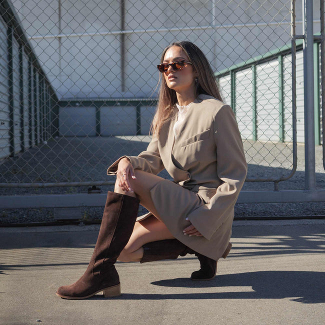 Odelia - Brown Suede