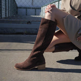 Odelia - Brown Suede