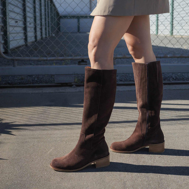Odelia - Brown Suede