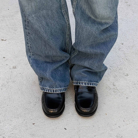 Rivet Loafers - Black