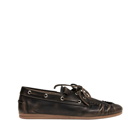 Rowan Loafers - Brushed Brown Leather