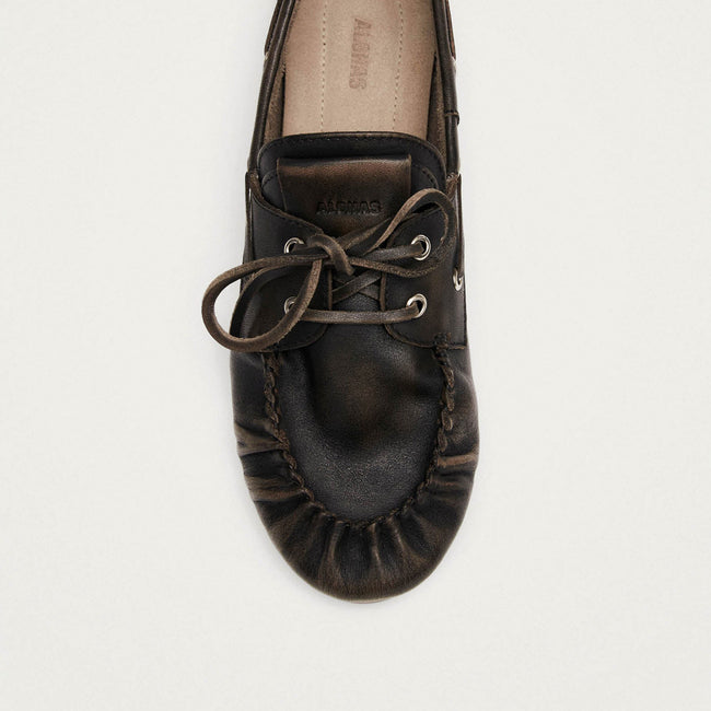 Rowan Loafers - Brushed Brown Leather