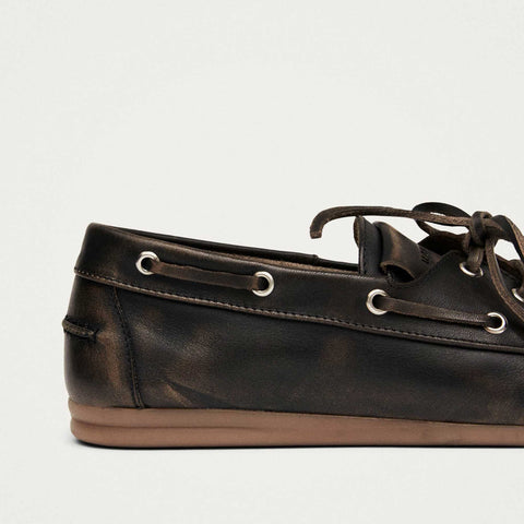 Rowan Loafers - Brushed Brown Leather