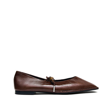 Sway Beads Rift Ballet Flats - Brown