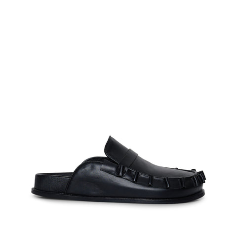 Malibu Frilly Mule - Black