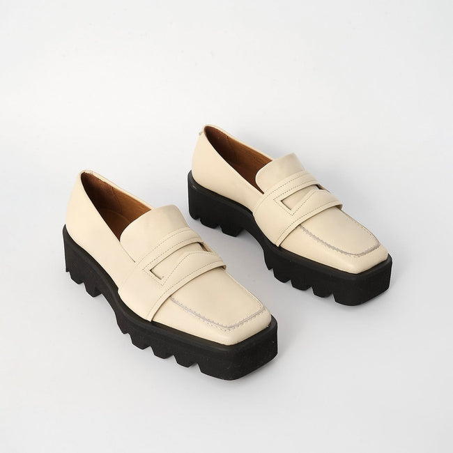 Turner Puff Loafer - Cream