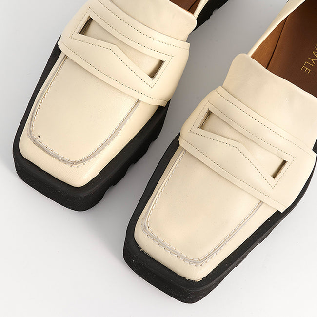 Turner Puff Loafer - Cream